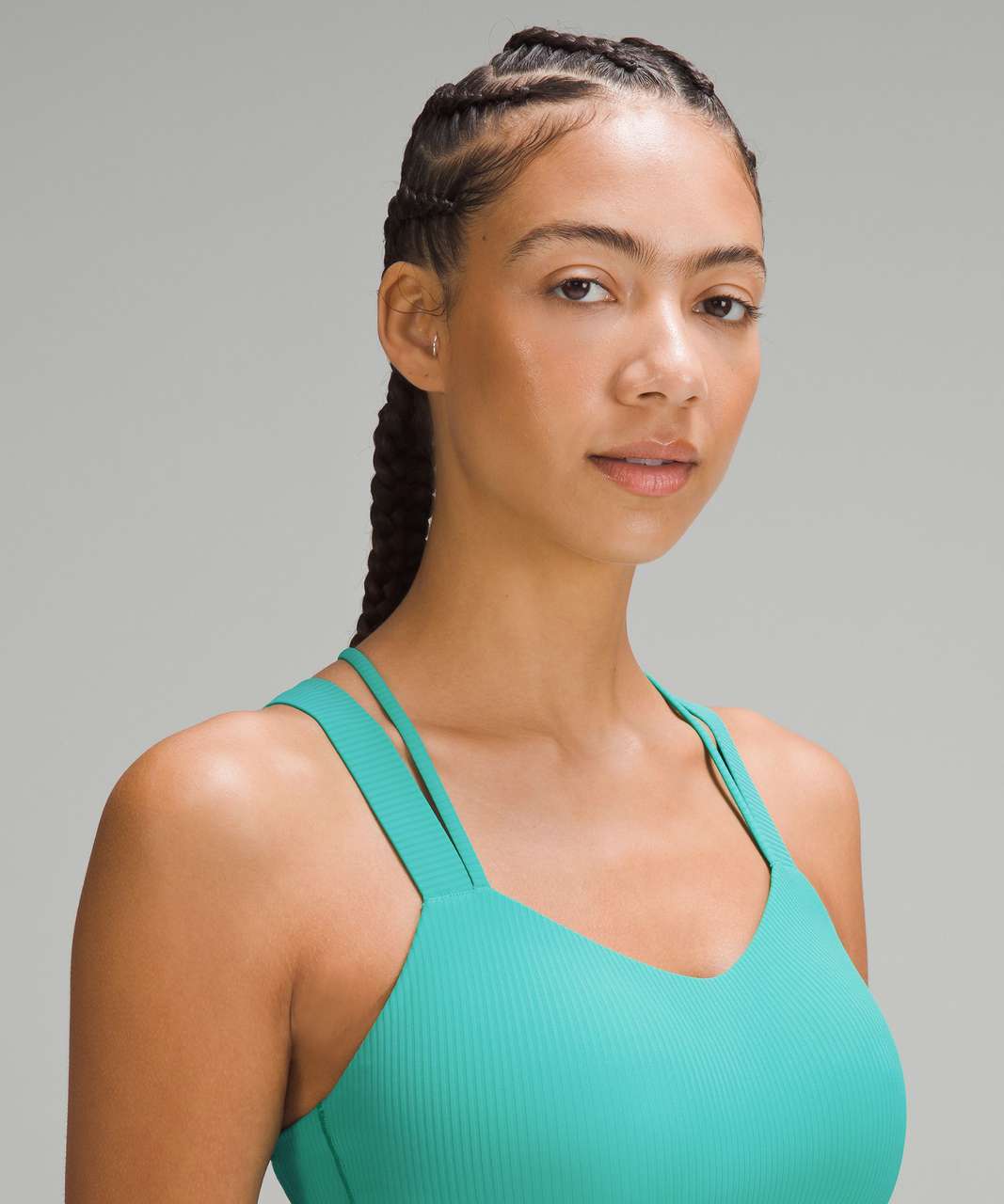 Buy Comfy Ribbed Long Sports Bra Top in Lime Green Online - Life & Jam