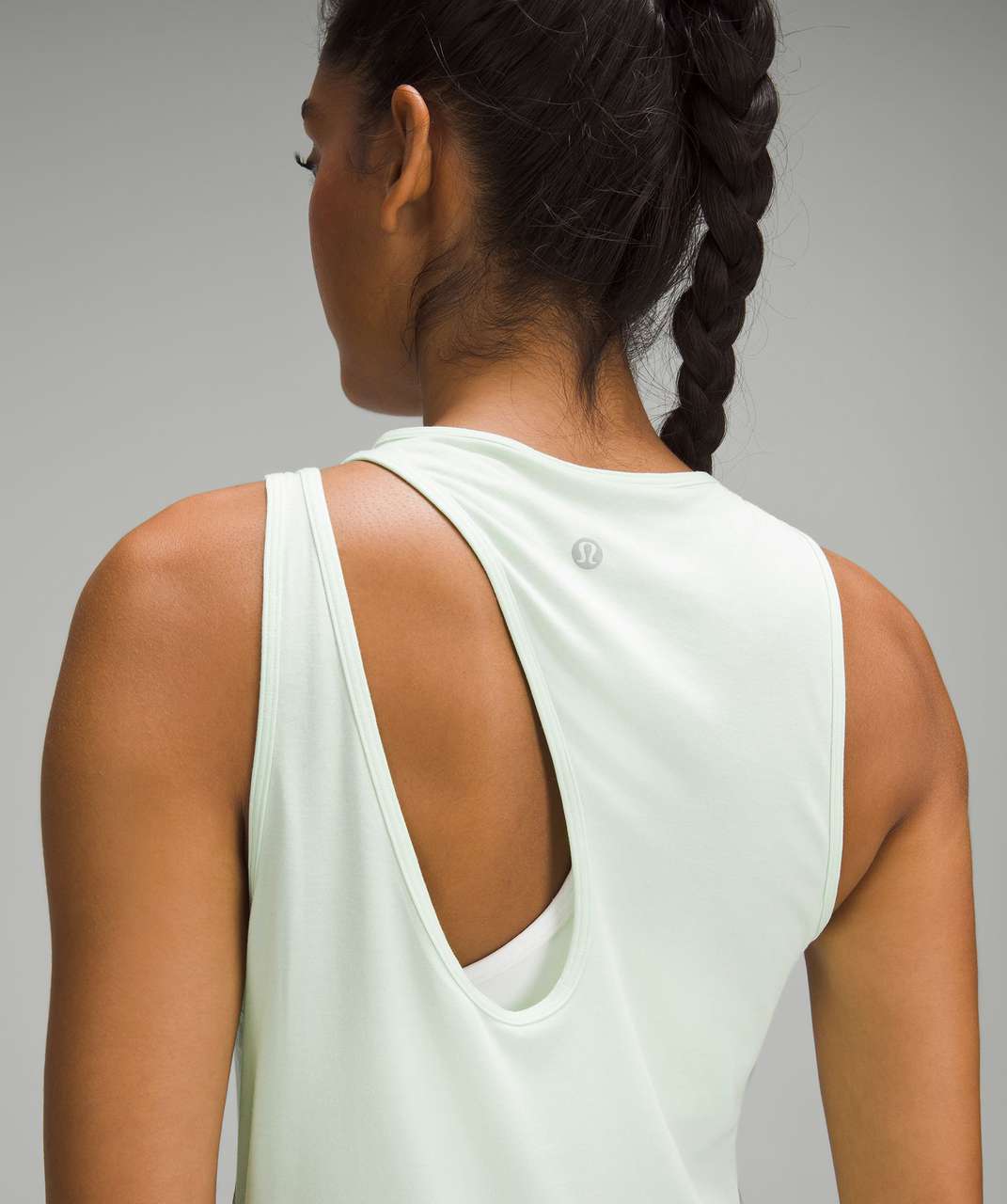 Lululemon Shoulder Cut-Out Yoga Tank Top - Kohlrabi Green