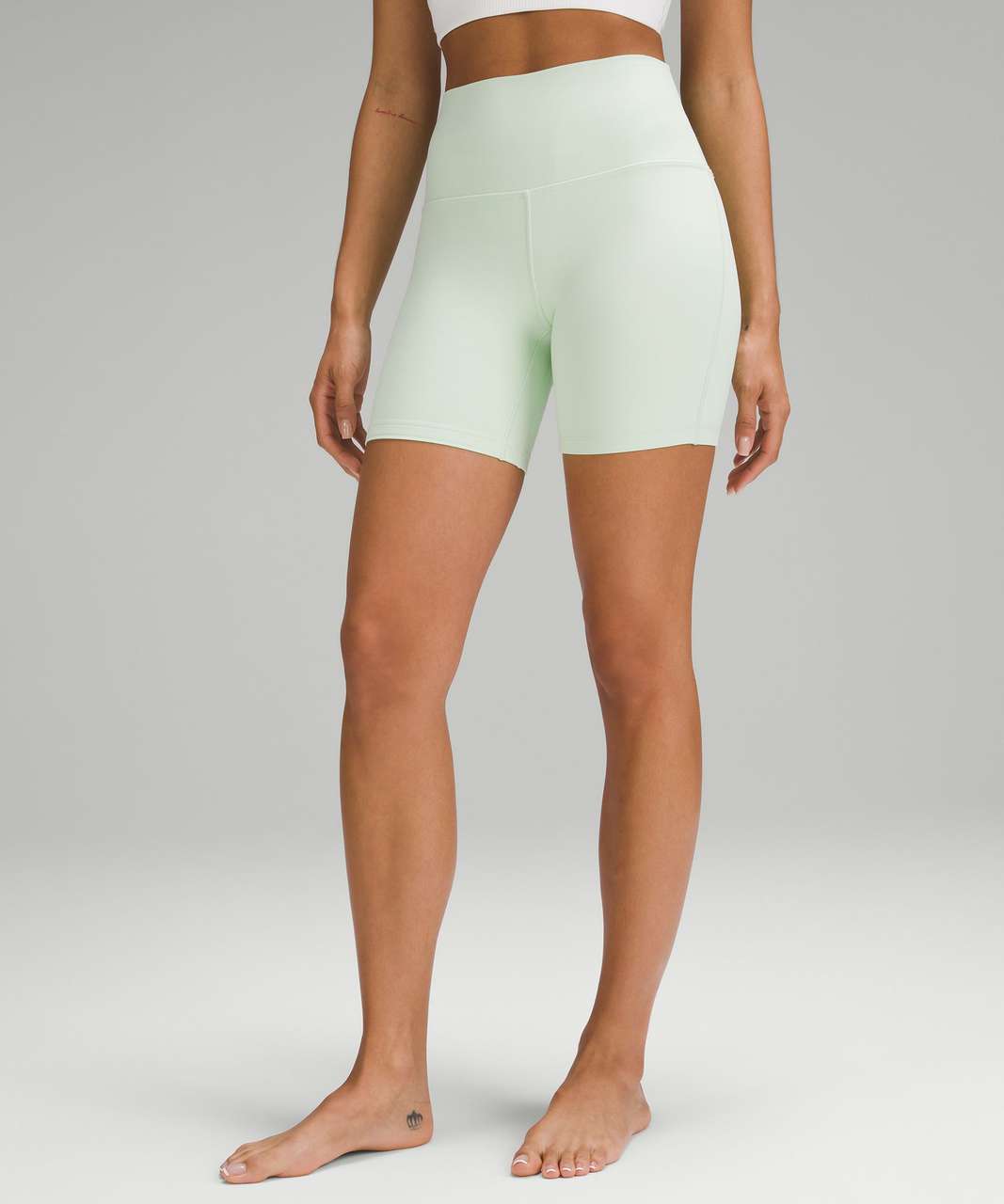 Lululemon Align High-Rise Short 8 - Grey Sage - lulu fanatics