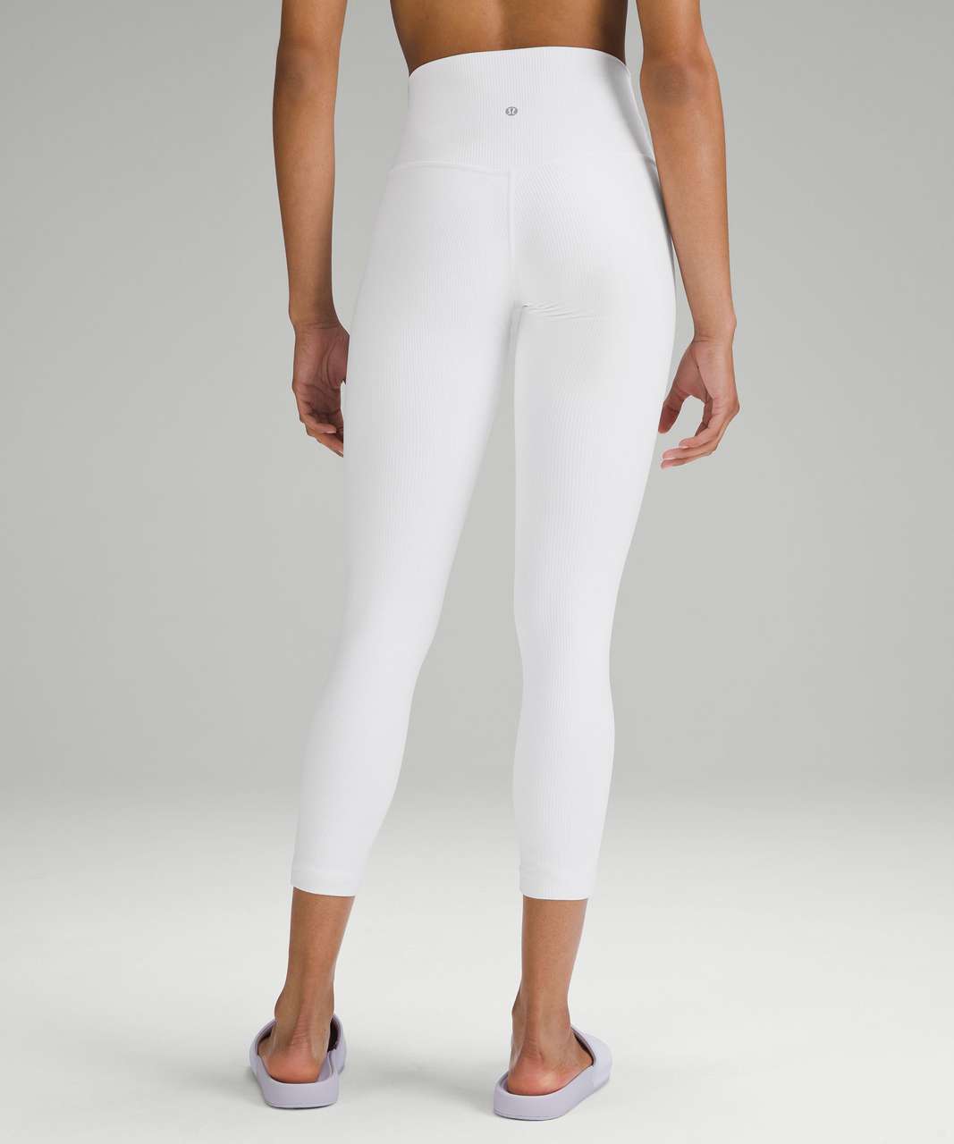 Lululemon Align Ribbed High-Rise Pant 25 - White - lulu fanatics