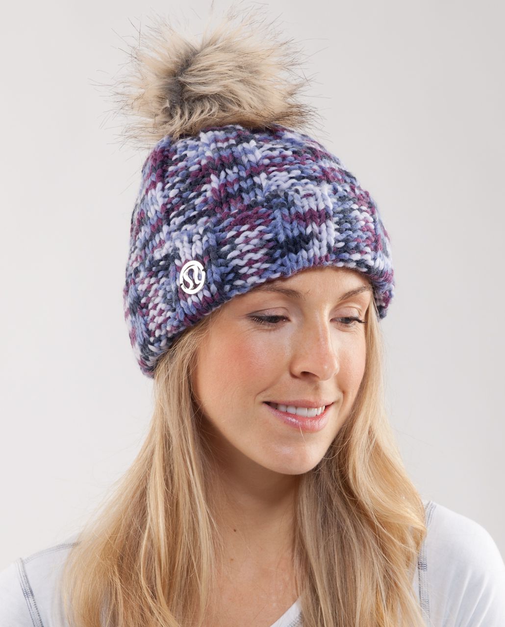 Lululemon Toasty Toque - Black Swan Lilac Persian Purple Plum Space Dye