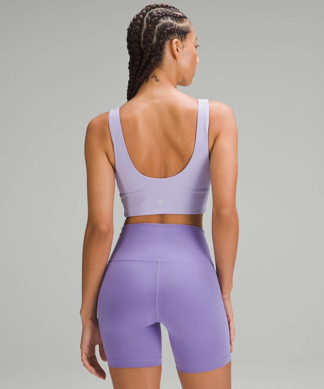 Lululemon Align V-Neck Bra *Light Support, C/D Cup - Lilac Smoke