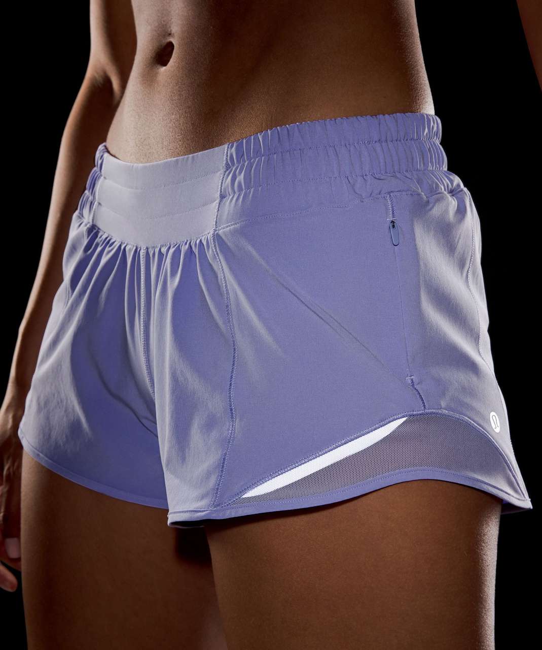 Lululemon Hotty Hot Low-Rise Lined Short 2.5 - Lilac Smoke - lulu fanatics