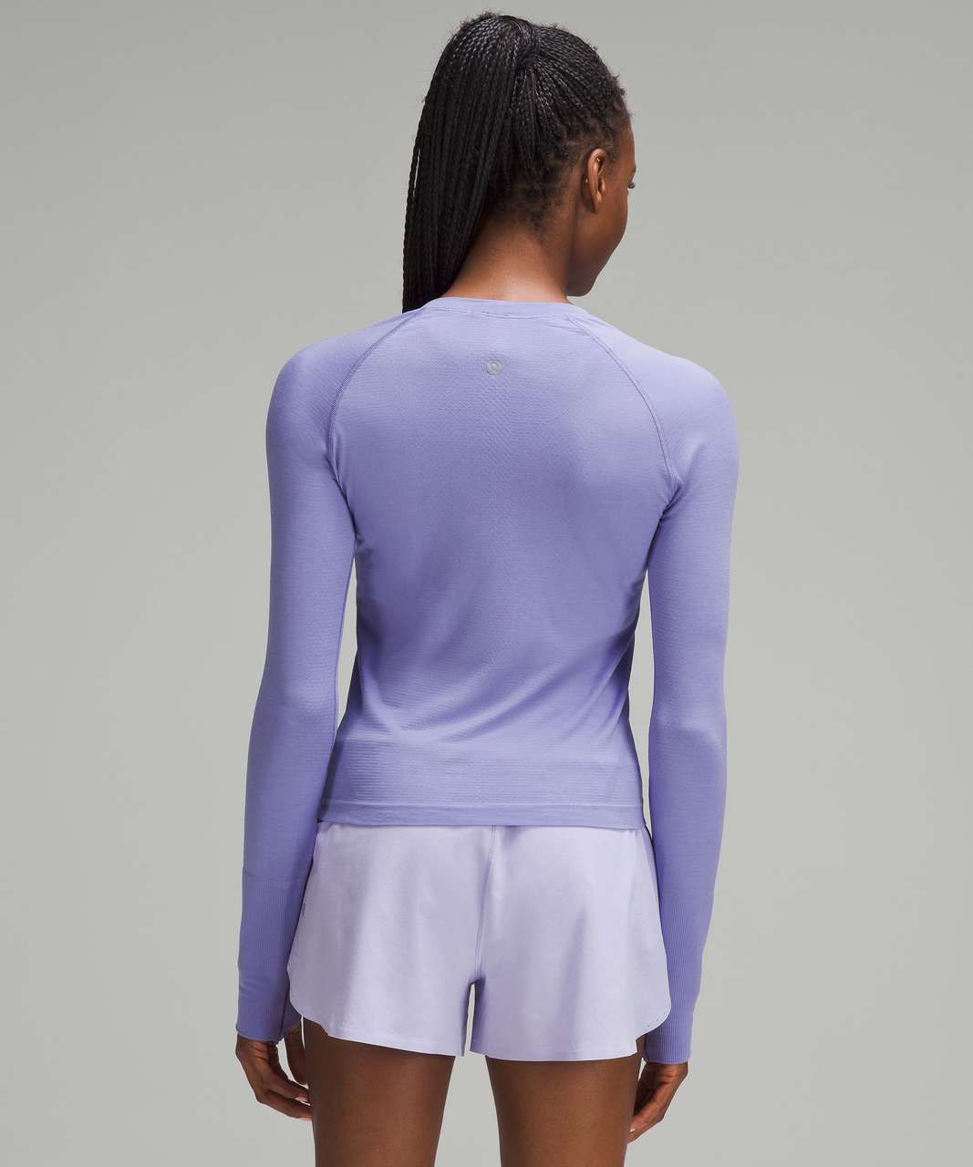 Lululemon Swiftly Tech Long-Sleeve Shirt 2.0 - Dark Lavender / Dark  Lavender - lulu fanatics