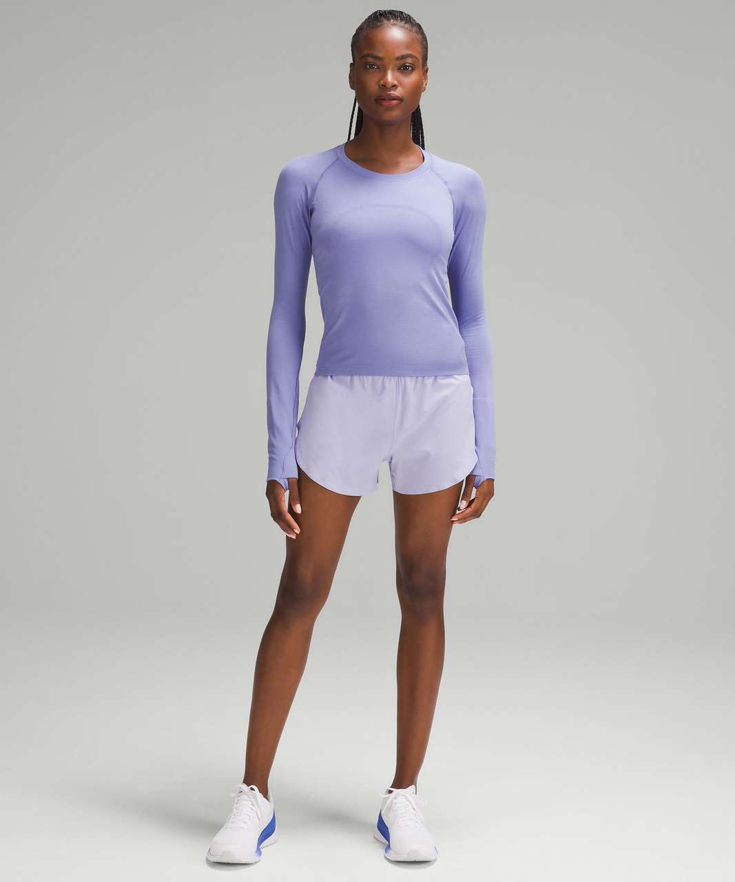 Lululemon Swiftly Tech Long-Sleeve Shirt 2.0 *Race Length - Dark Lavender /  Dark Lavender - lulu fanatics