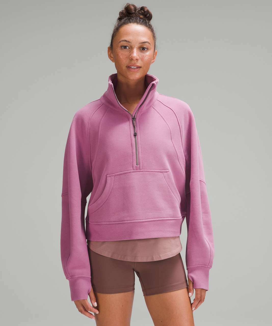 NEW LULULEMON Scuba Oversized Funnel Neck Half-Zip XS/S Oceanic