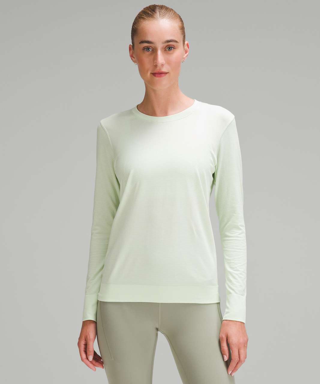 Lululemon Swiftly Relaxed Long-Sleeve Shirt - Kohlrabi Green / Kohlrabi Green