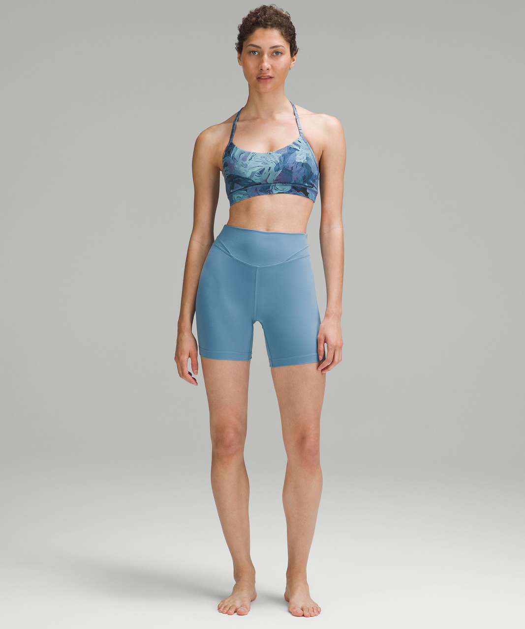 Lululemon Flow Y Bra Nulu *Light Support, A–C Cups Terazzo Glaze Multi!