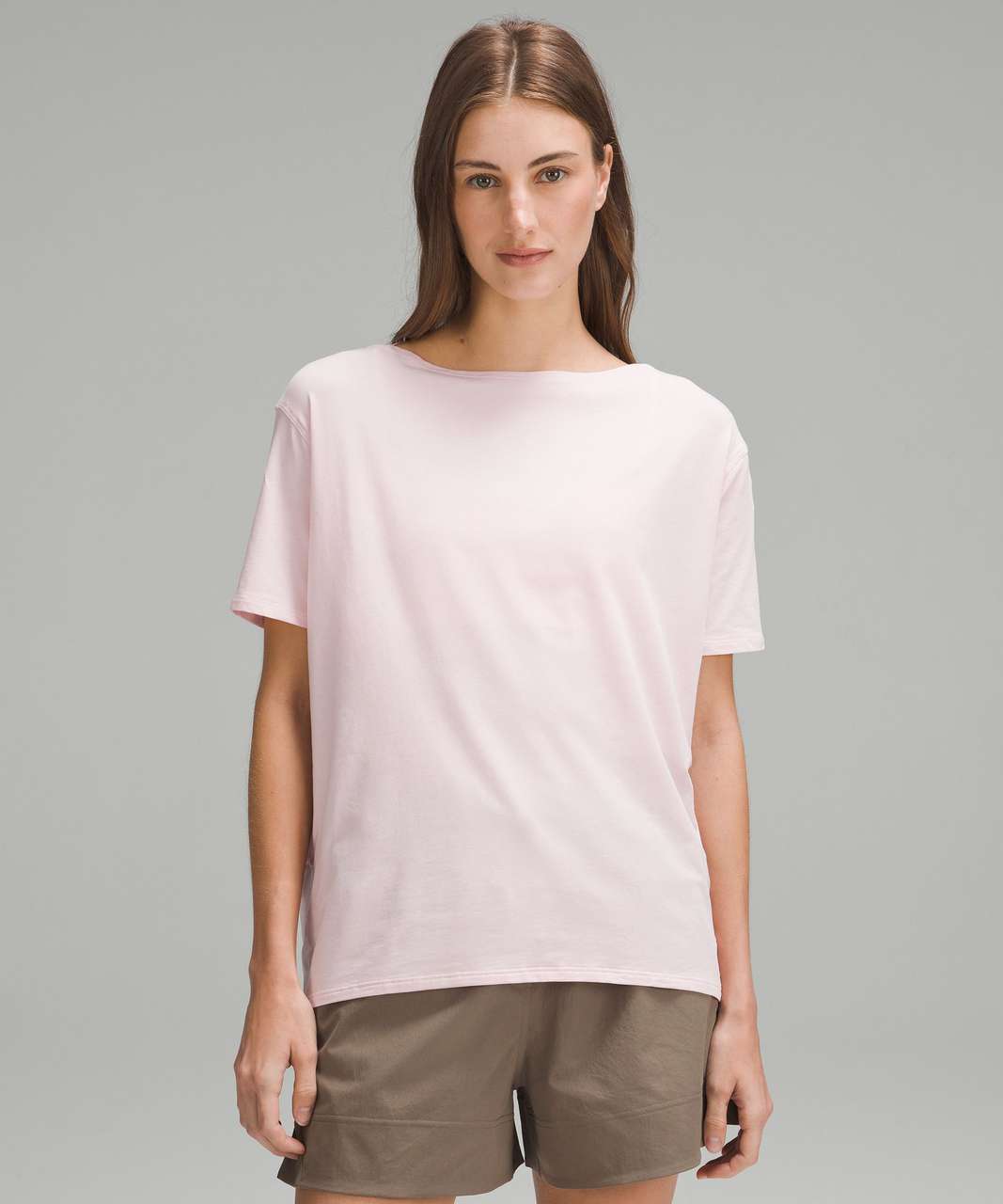 Lululemon Back in Action Short-Sleeve Shirt - Flush Pink - lulu fanatics