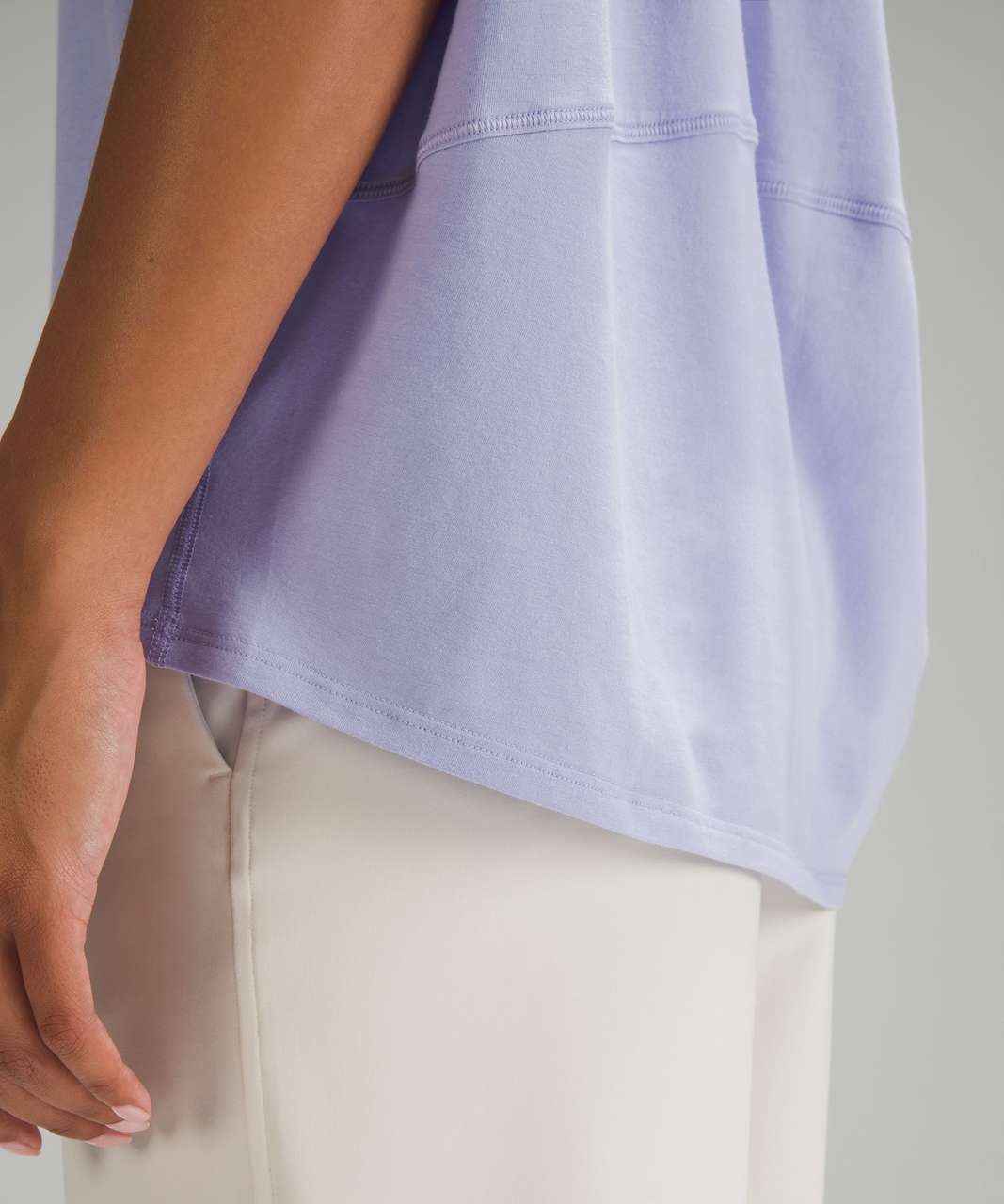 Lululemon Back in Action Short-Sleeve Shirt - Lilac Smoke