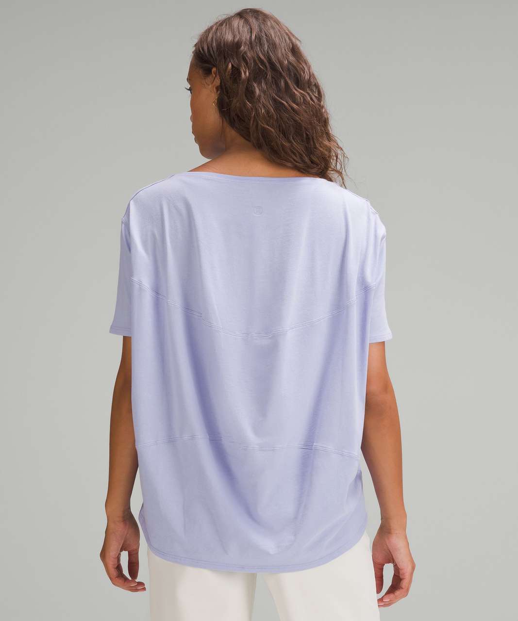 Lululemon Back in Action Short-Sleeve Shirt - Lilac Smoke