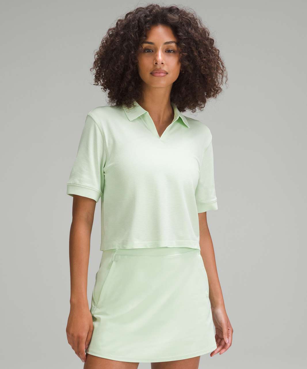 Lululemon Swiftly Tech Relaxed-Fit Polo Shirt - Kohlrabi Green / Kohlrabi Green