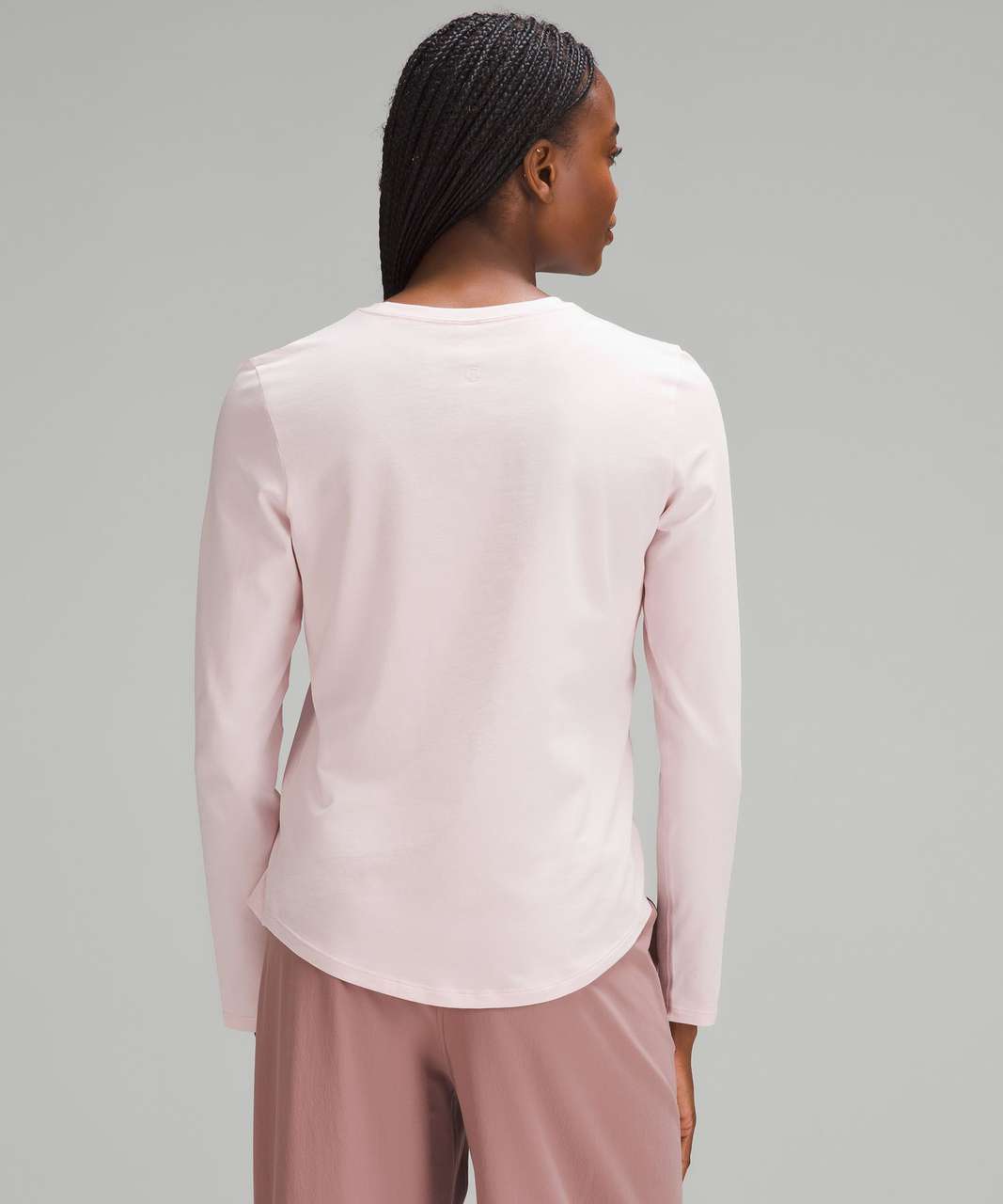 LULULEMON Wide Sleeve Gathered Hem T-Shirt - FUSP (Flush Pink