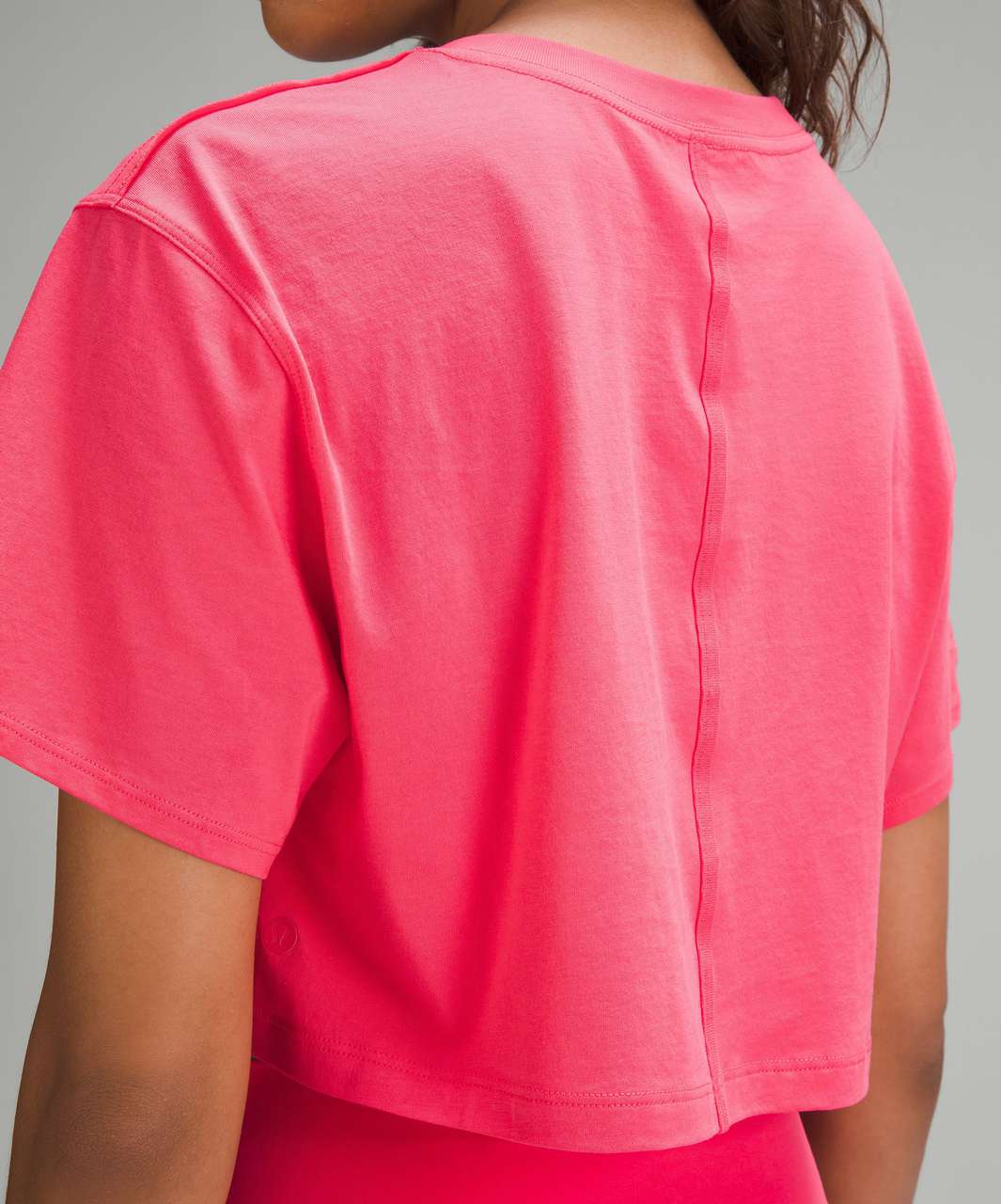 Lululemon All Yours Cropped T-Shirt - Lip Gloss