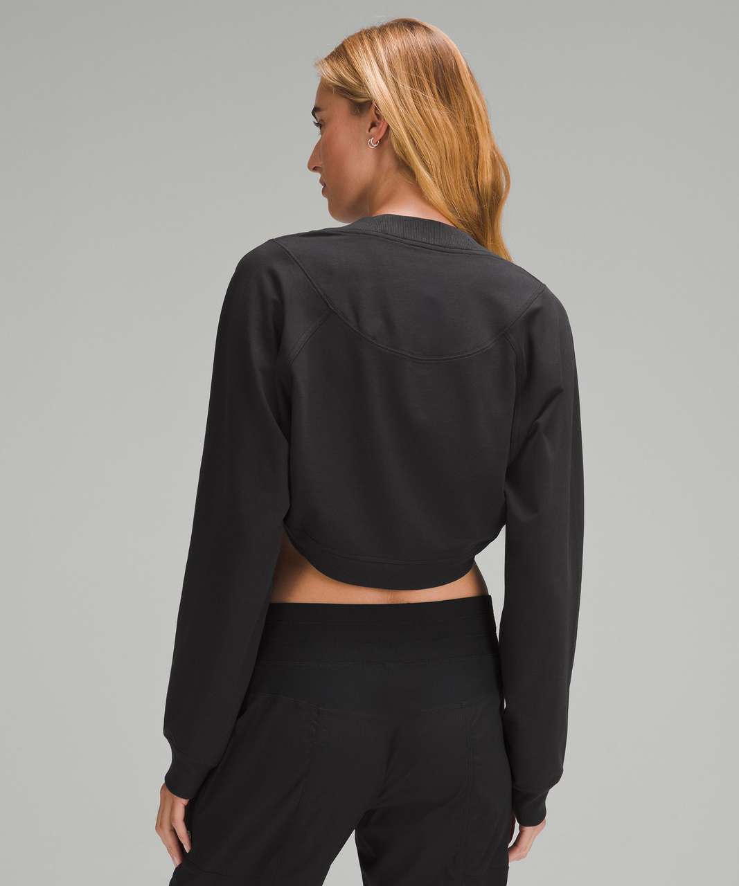 Lululemon French Terry Long-Sleeve Shrug - Black