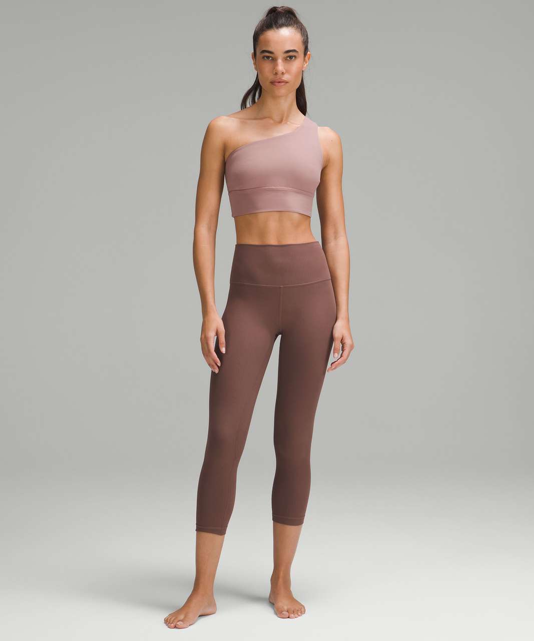 Lululemon Align Ribbed High-Rise Crop 23 - Dark Oxide - lulu fanatics