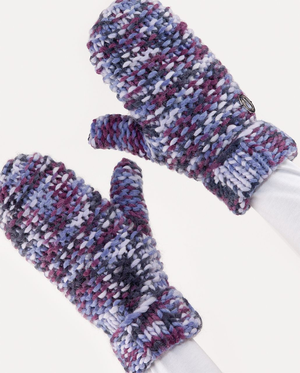 Lululemon Toasty Mitts - Black Swan Lilac Persian Purple Plum Space Dye