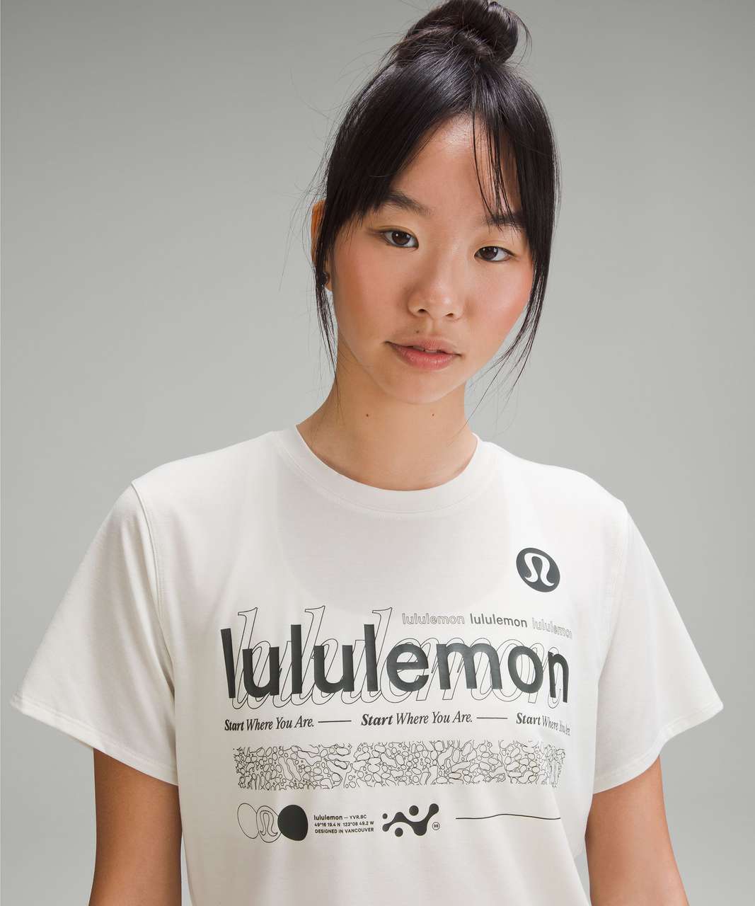 Lululemon Relaxed-Fit Trail Running T-Shirt - Bone - lulu fanatics