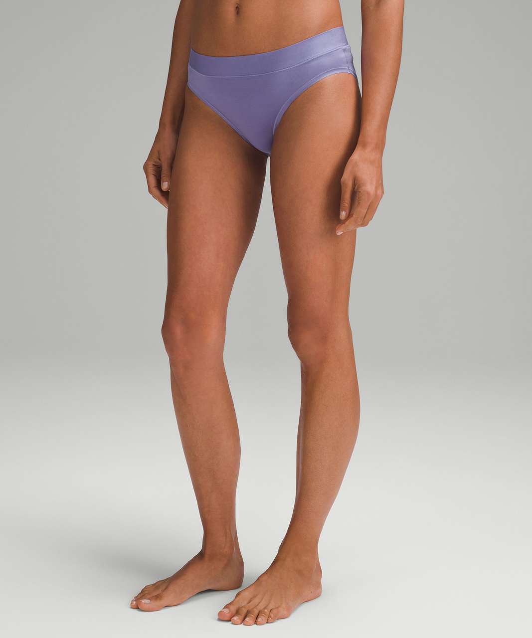 Lululemon UnderEase Mid-Rise Bikini Underwear *3 Pack - Dark Lavender / Pistachio / Bone