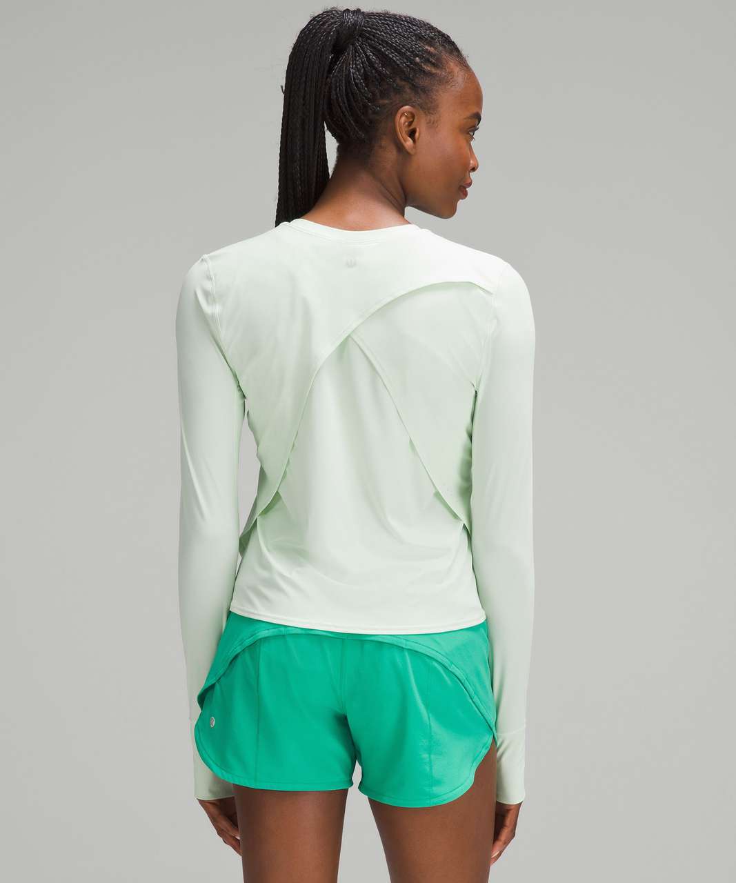 Lululemon UV Protection Fold-Over Running Long Sleeve Shirt 2