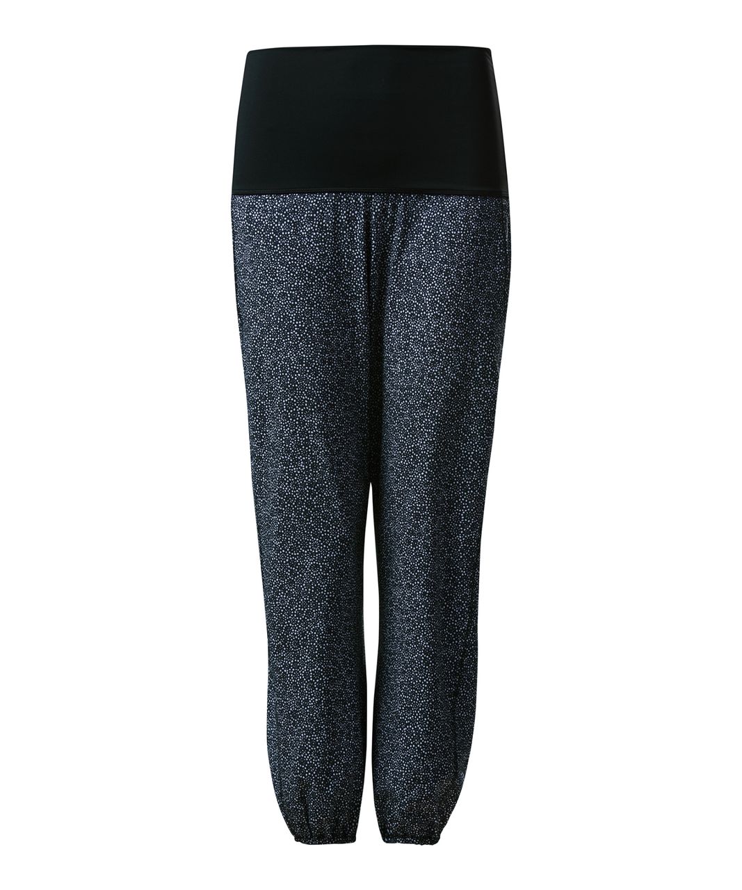 Lululemon Om Pant - Freckle Flower Black White / Black