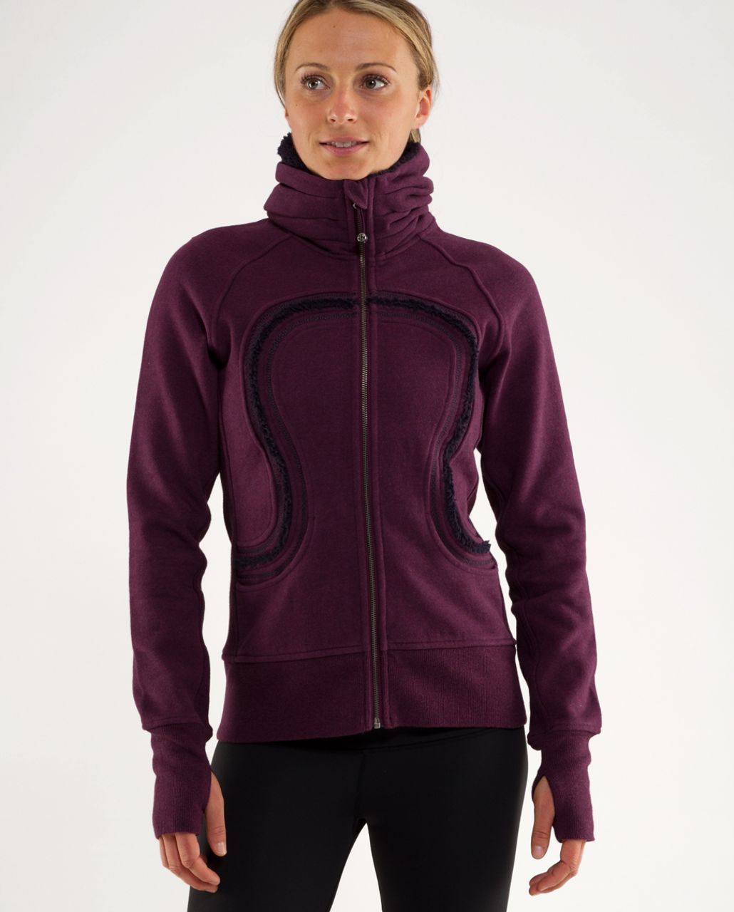 Lululemon Cuddle Up Jacket - Heathered Plum