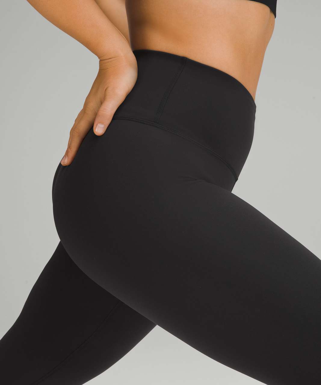 Lululemon Wunder Train Contour Fit High-Rise Crop 21" - Black