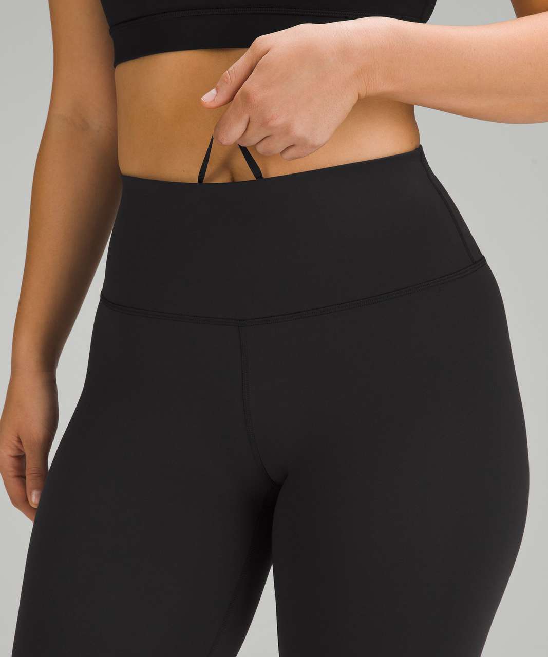 Lululemon Wunder Train Contour Fit High-Rise Crop 21 - Black - lulu  fanatics