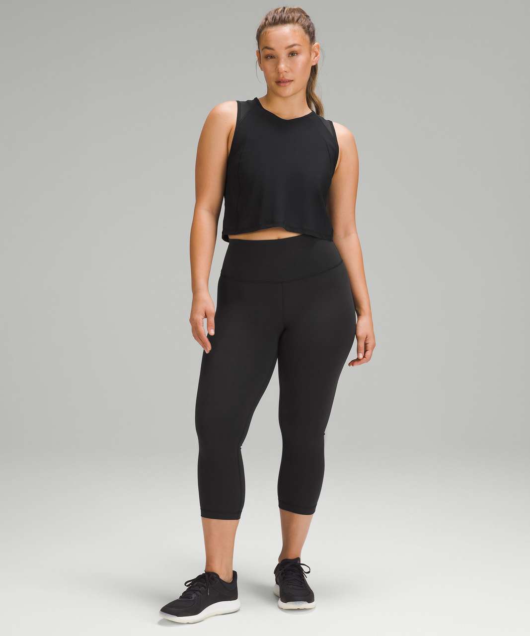 Lululemon Final Lap Crop *23 - Black - lulu fanatics  Clothes for women,  Fashion, High waisted black leggings