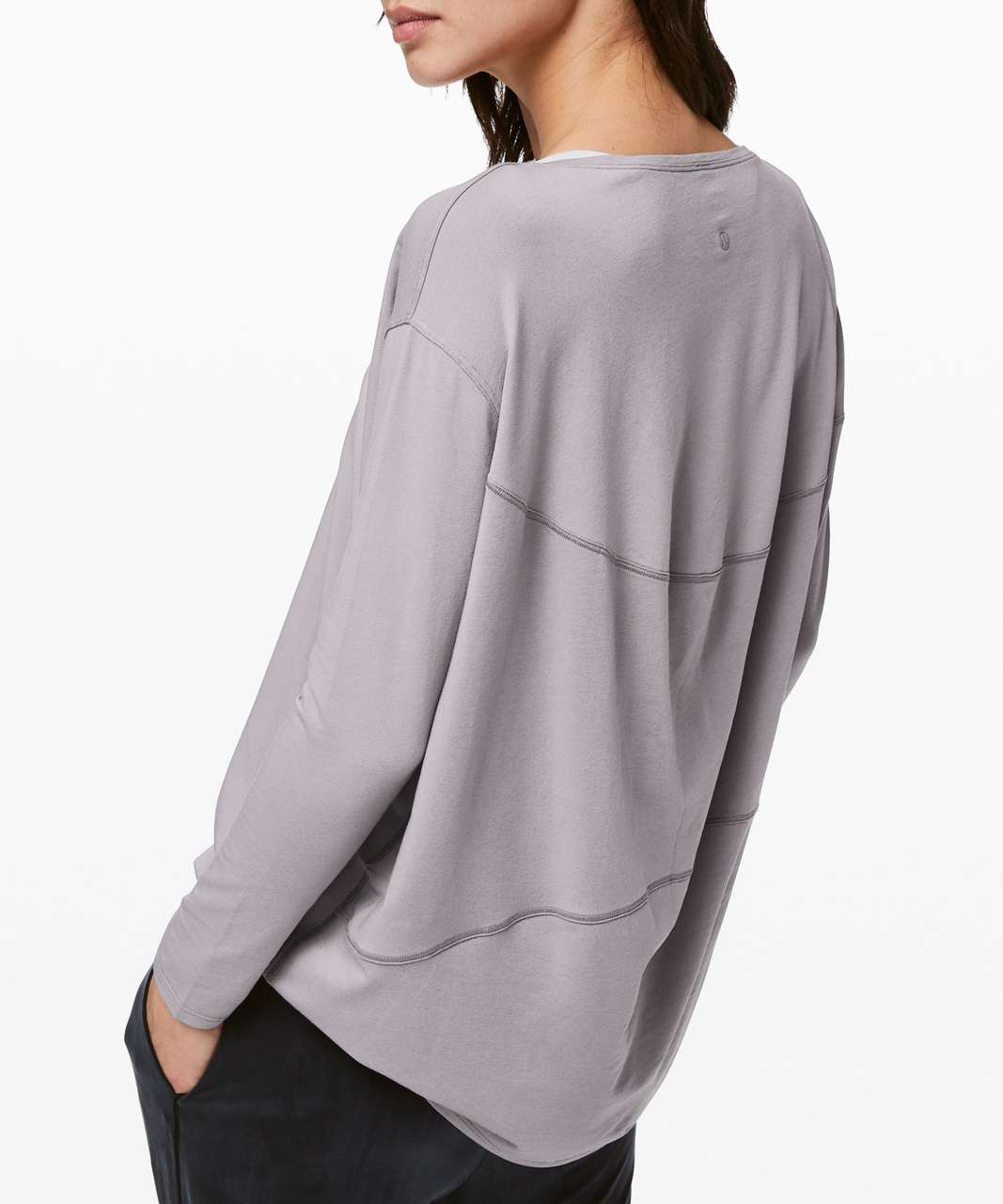 Lululemon Back in Action Long Sleeve Shirt - Lavender Grey