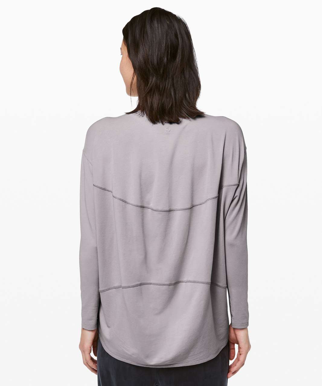 Lululemon Back in Action Long Sleeve Shirt - Lavender Grey