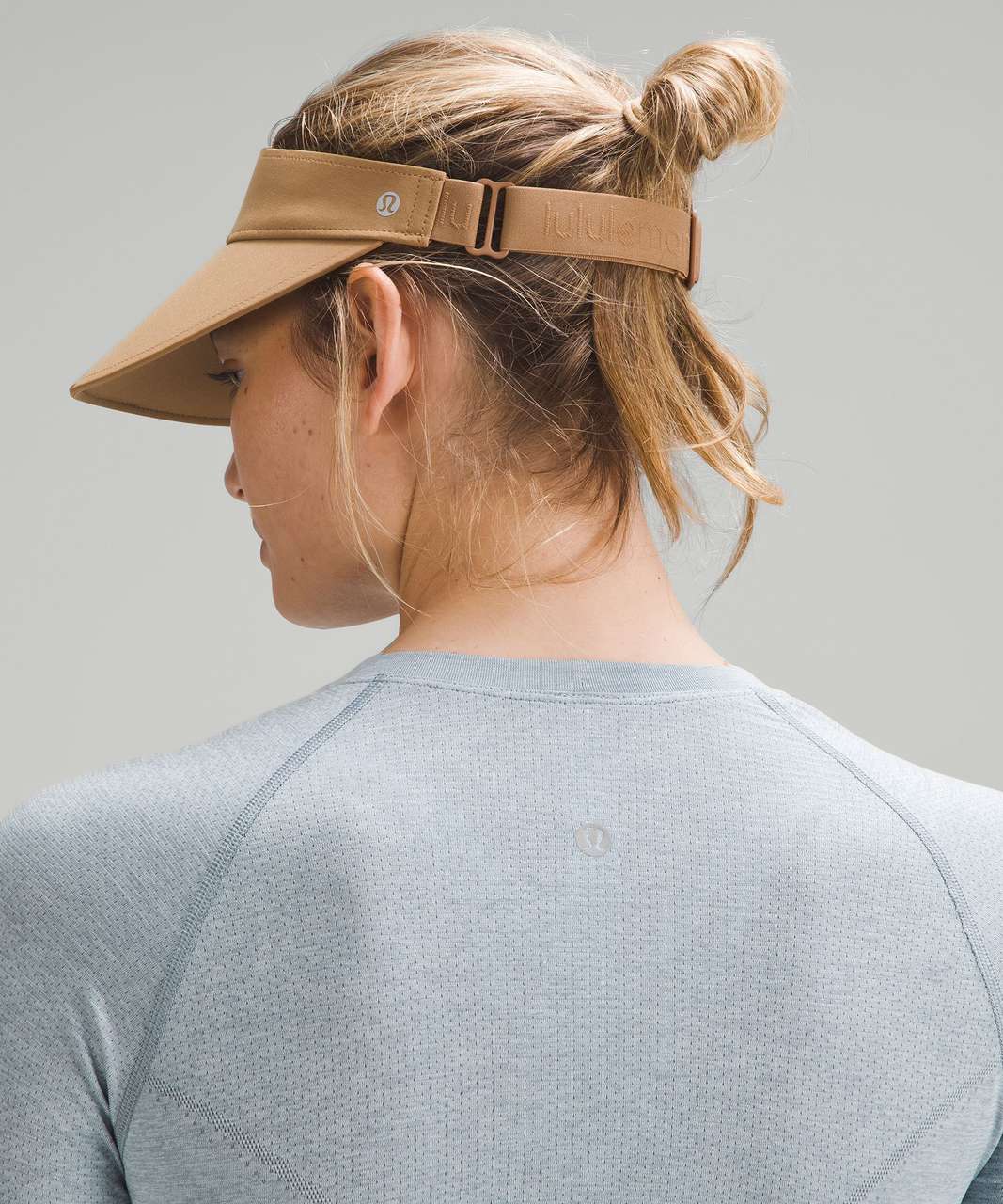 Lululemon Fast Paced Wide Band Running Visor - Bold Beige