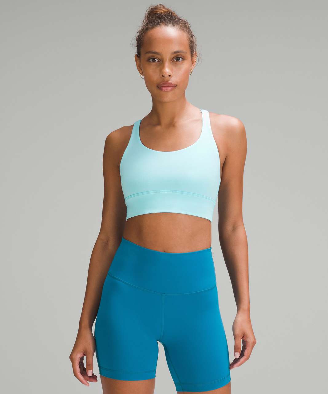 Lululemon Energy Bra *Medium Support, B–D Cups - Cyan Blue - lulu