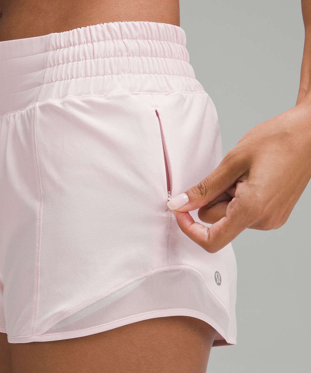 Lululemon Hotty Hot High-Rise Lined Short 2.5 - Flush Pink - lulu fanatics