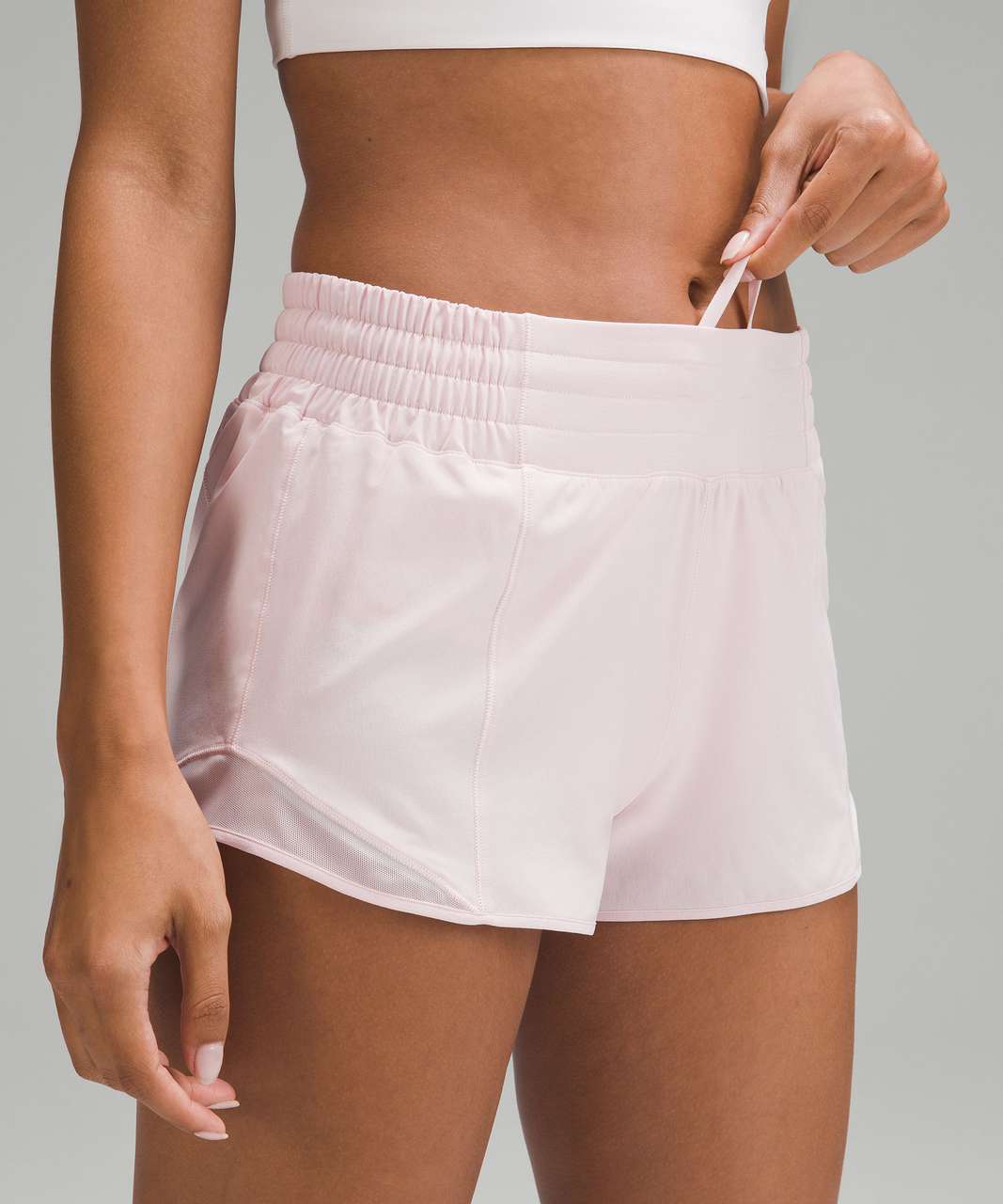 Lululemon Hotty Hot High-Rise Lined Short 2.5" - Flush Pink