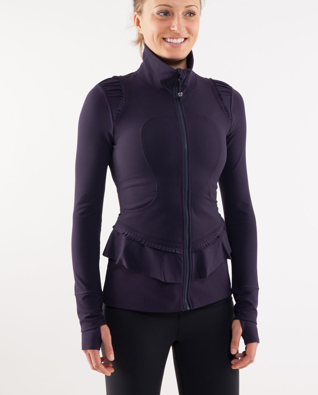 Lululemon City To Yoga Jacket - Black Swan