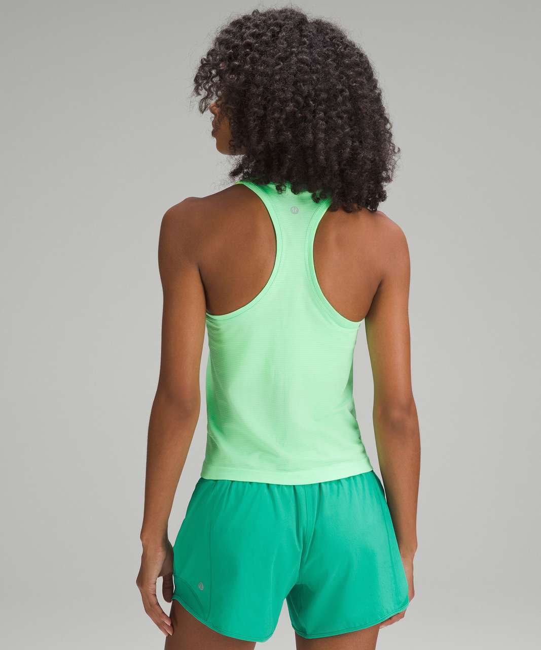 Lululemon Swiftly Tech Racerback Tank Top 2.0 *Race Length - Fluid Wave Pistachio / White