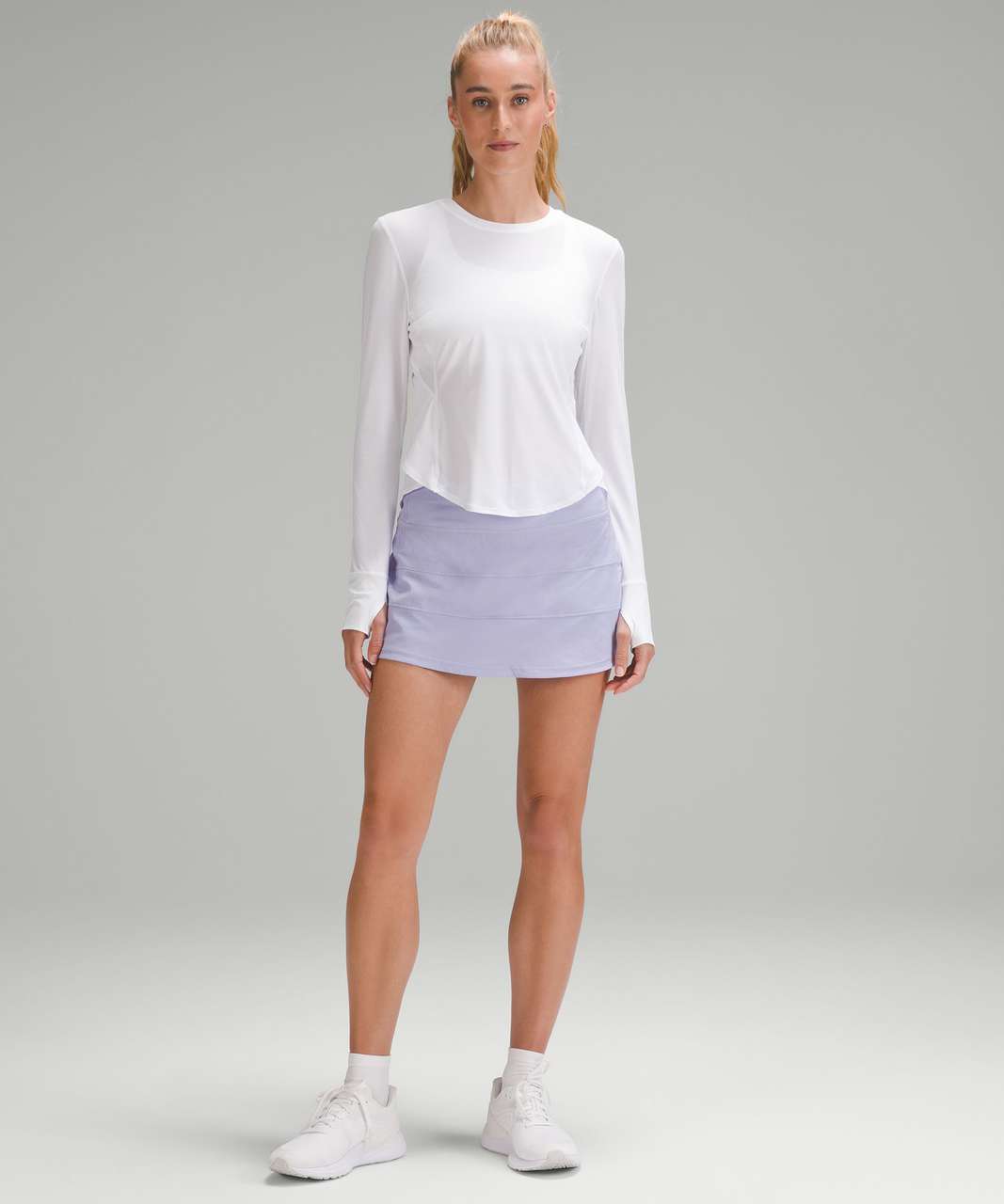 Lululemon Pace Rival Mid-Rise Skirt - Lilac Smoke - lulu fanatics