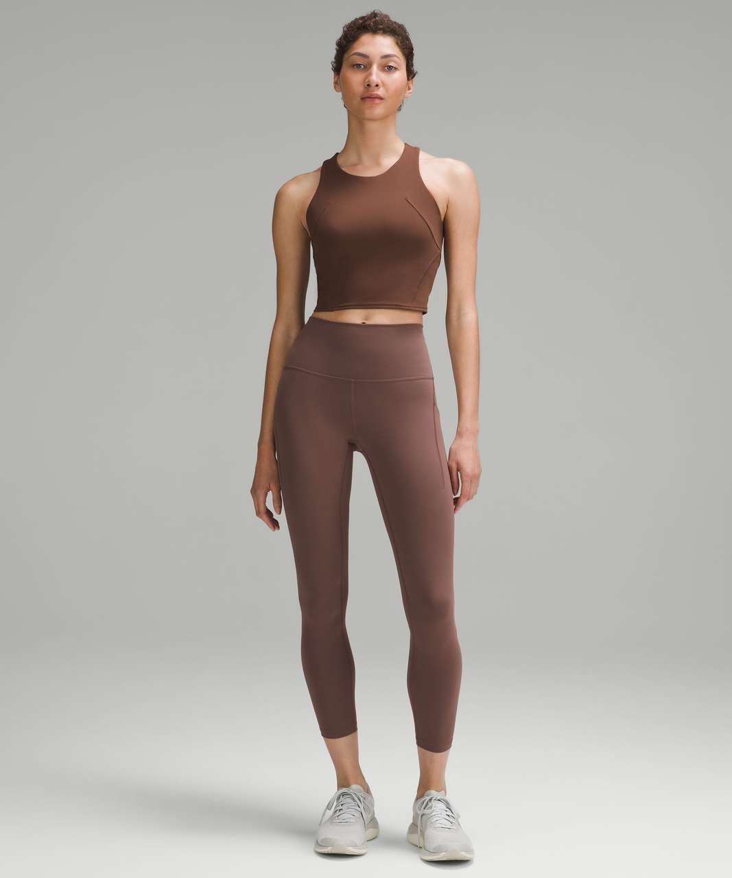 NWT Lululemon Wunder Train Pant Tight 25 Java Brown Sz 8