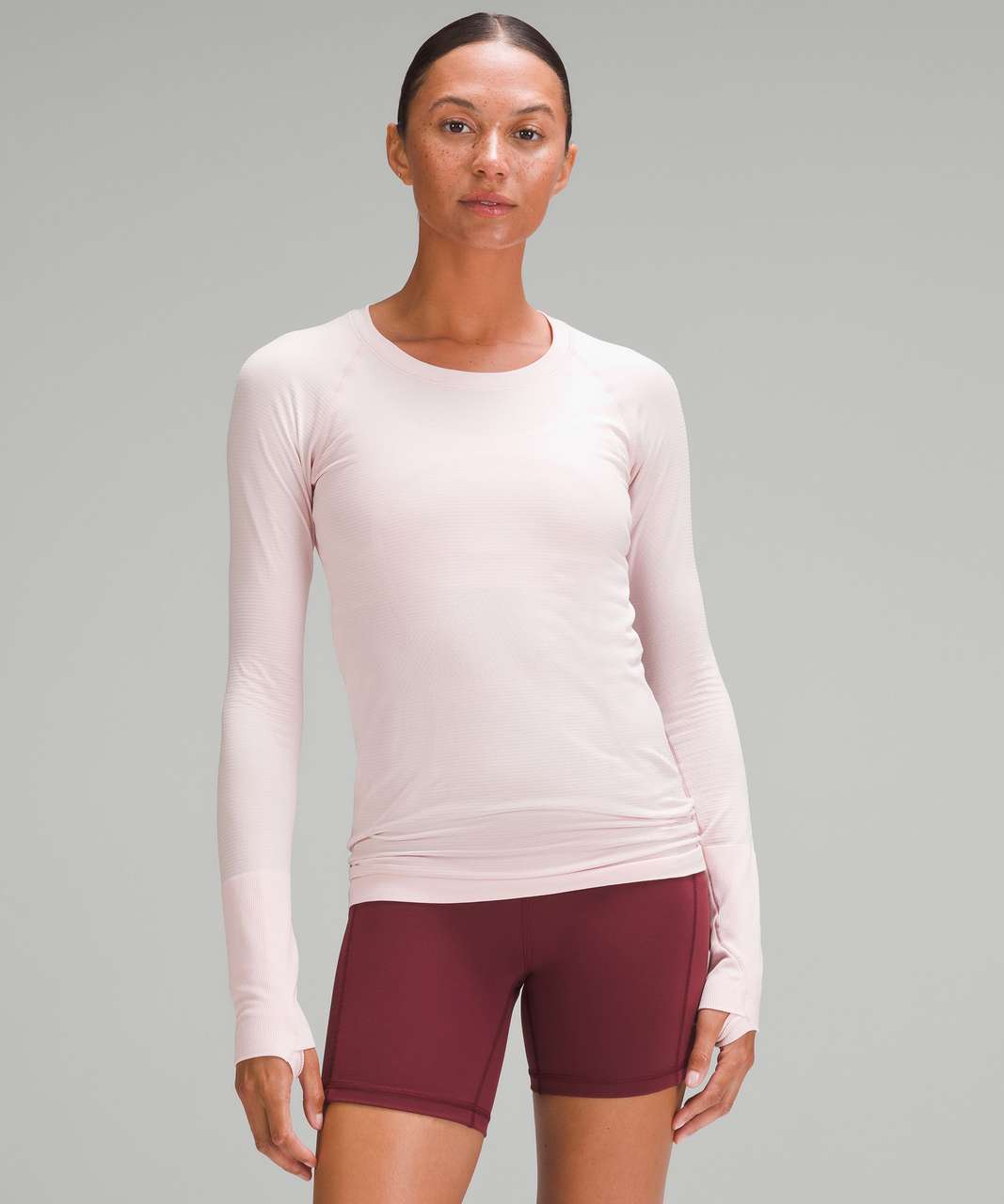 Lululemon Swiftly Tech Long Sleeve 2.0 *race Length In Pink