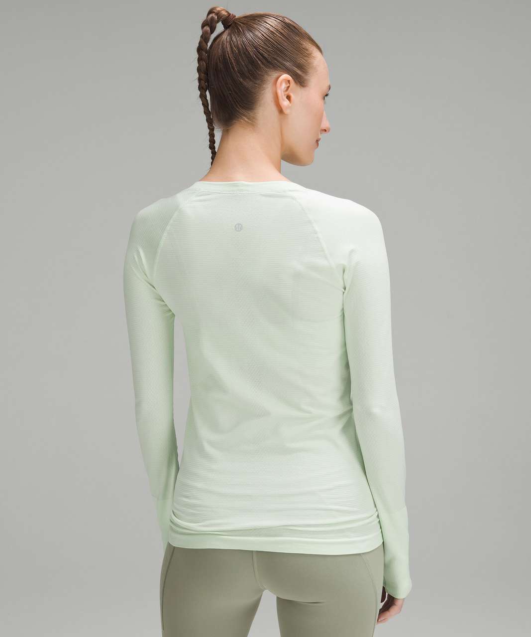 Lululemon Swiftly Tech Long-Sleeve Shirt 2.0 - Kohlrabi Green / Kohlrabi Green