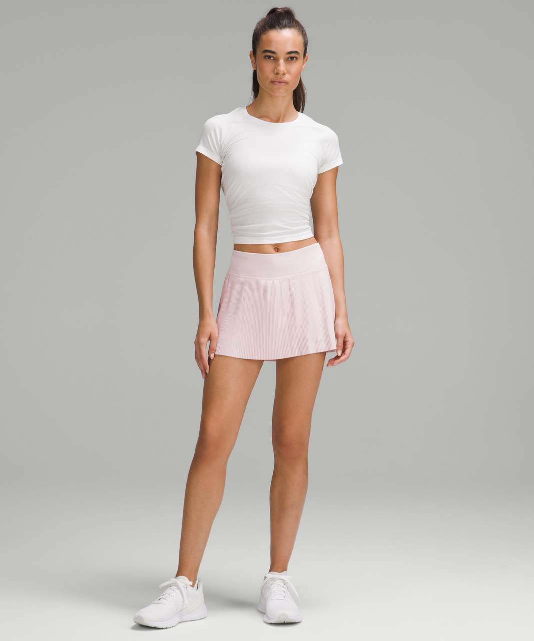 Lululemon Pleat to Street Mid-Rise Skirt - Flush Pink