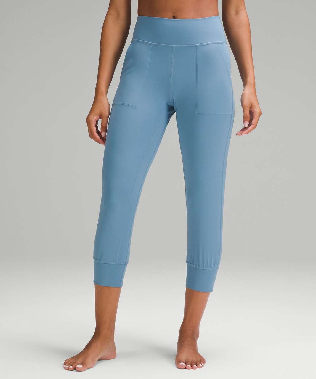 Lululemon Align High-Rise Cropped Jogger - True Navy - lulu fanatics