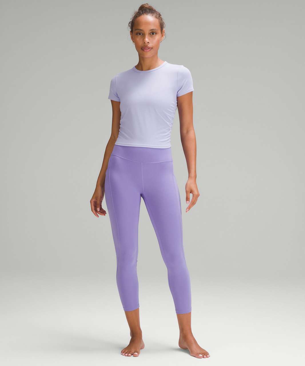 Lululemon All It Takes Short-Sleeve T-Shirt *Nulu - Lilac Smoke - lulu ...