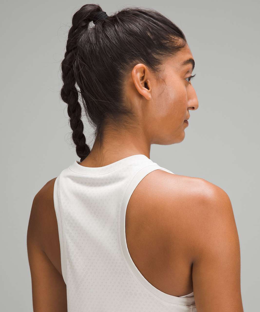 Lululemon Fast and Free Race Length Tank Top - Bone