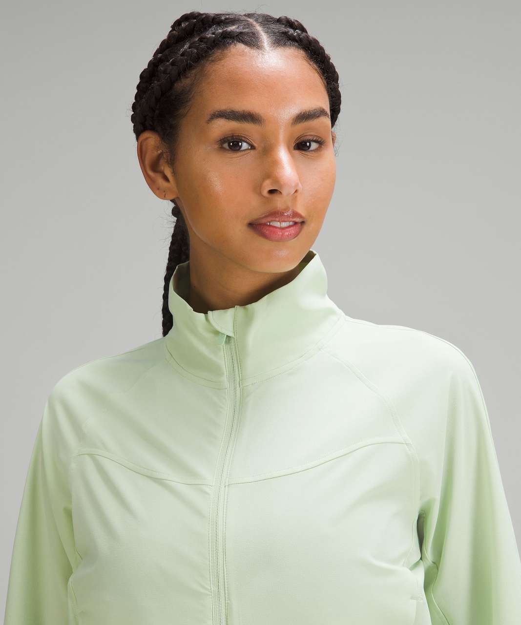 Lululemon Water-Repellent Stretch Tennis Jacket - Creamy Mint