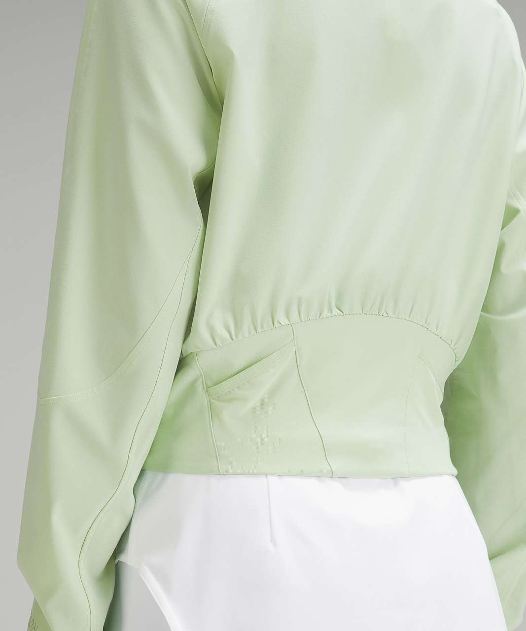 Lululemon Water-Repellent Stretch Tennis Jacket - Creamy Mint