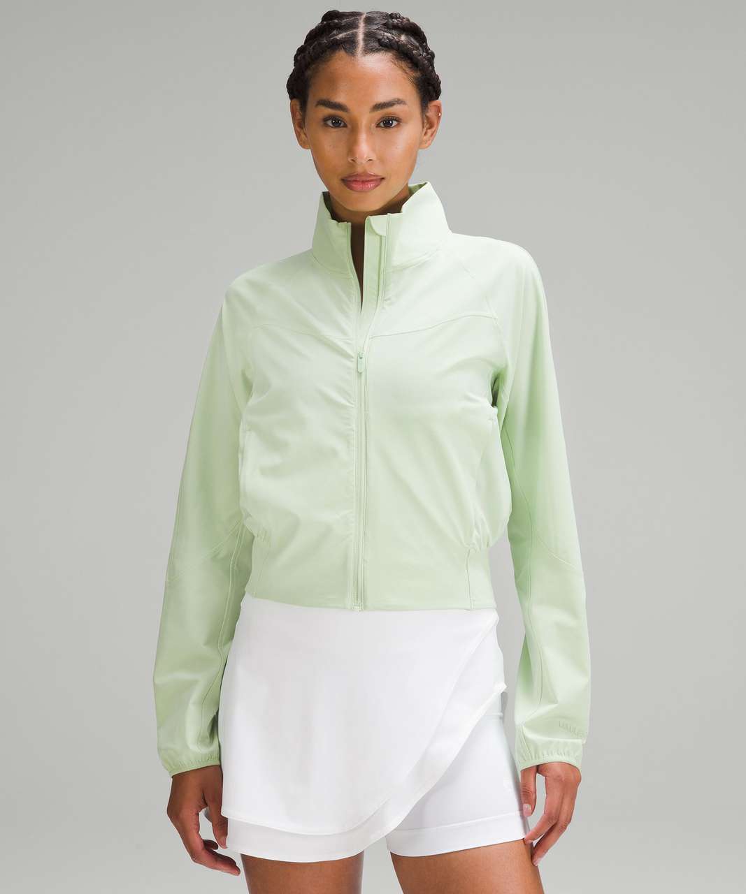 Lululemon Water-Repellent Stretch Tennis Jacket - Creamy Mint