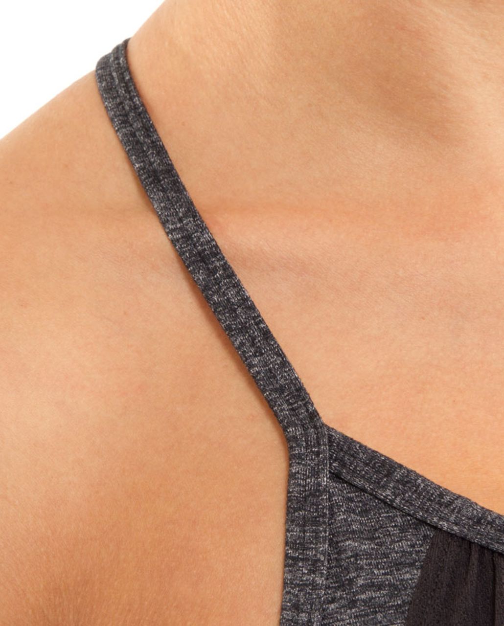 Lululemon No Limit Tank - Charcoal / White Pinstripe - lulu fanatics