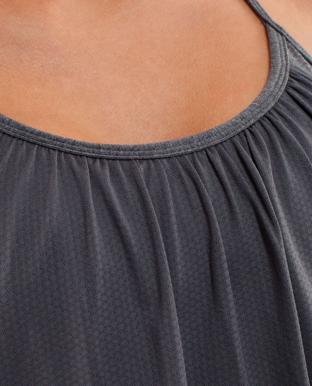 Lululemon No Limit Tank - Graphite Lullure /  Black Tuxedo Stripe